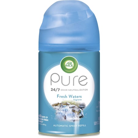 Air Wick Air Freshener Refill, f/ Freshmatic Kit Fresh Water, PK 6 RAC79553CT